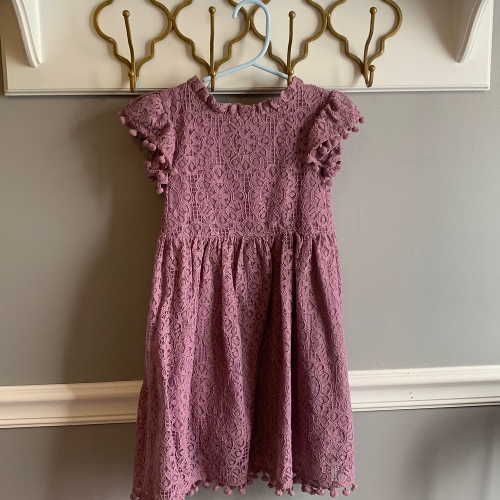 Purple Lace toddler dress